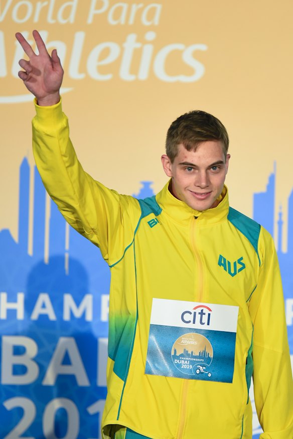 Turner on the podium.