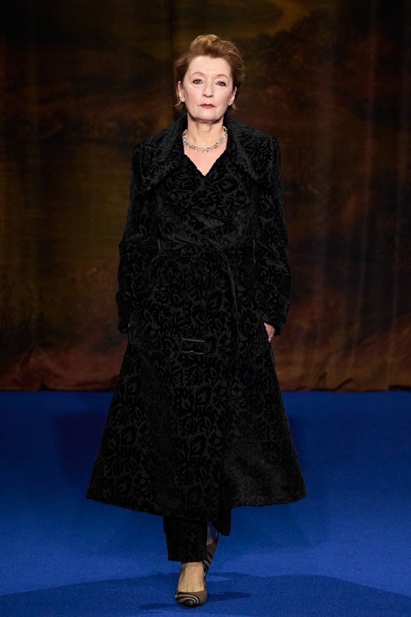 Manville was at London Fashion Week last year.