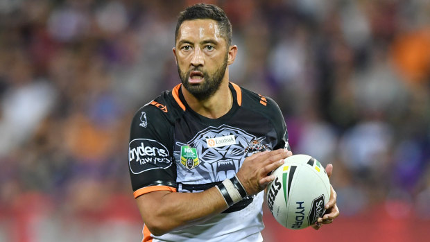 Stellar start: Benji Marshall and the Tigers have knocked off the Roosters and Storm to begin the year.