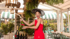 Model Montana Cox pops a cork of Mumm’s champagne in celebration. Chef de cave Laurent Fresnet will be at Mumm’s marquee this year to introduce a collection of limited-edition cuvées paired with appetisers. 