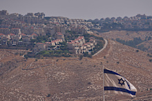 View of an area near the Israeli settlement of Maale Adumim in the occupied West Bank