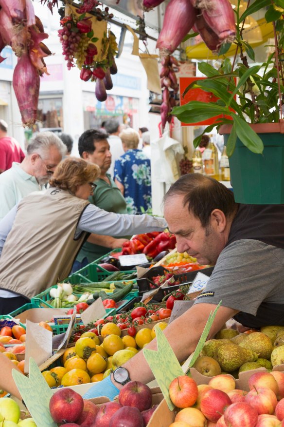 Mercato Testaccio, a bustling 100-stall market.