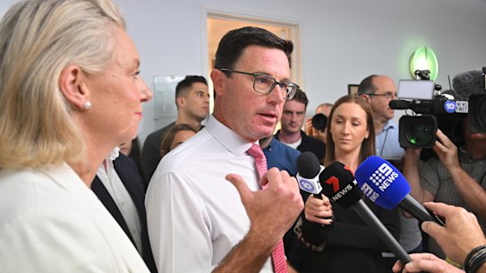 Nationals leader David Littleproud addressed the media at Parliament House on Thursday.