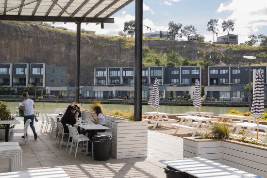 Perry’s is an all-day cafe at Valley Lake estate, hosued in a former quarry.