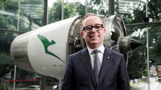Qantas chief Alan Joyce.