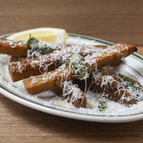 Chickpea panisse.