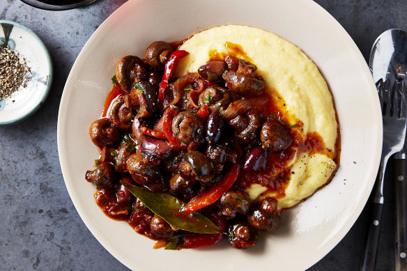 A vegetarian take on cacciatore.