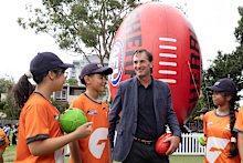 AFL CEO Andrew Dillon in Sydney for Opening Round.