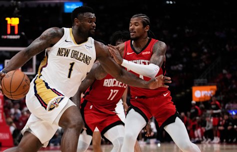 Zion Williamson’s New Orleans Pelicans are bound for Melbourne. 