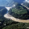 A section of the Yarlung Tsangpo River, where China this month started building the world’s largest hydroelectric dam.