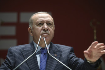 Turkish President Recep Tayyip Erdogan.