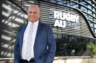 Rugby Australia interim CEO Rob Clarke says the World Rugby money will be used to see the game through the next 12 months