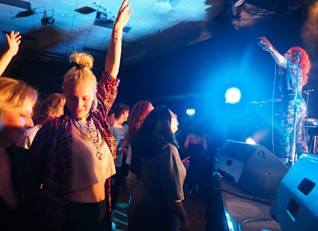 The Oxford Street venue hosts live music and other events such as boxing.