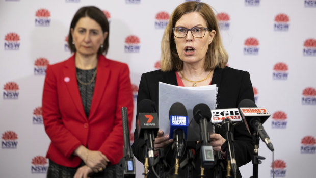 NSW Chief Health Officer Kerry Chant provides an update on Friday. 
