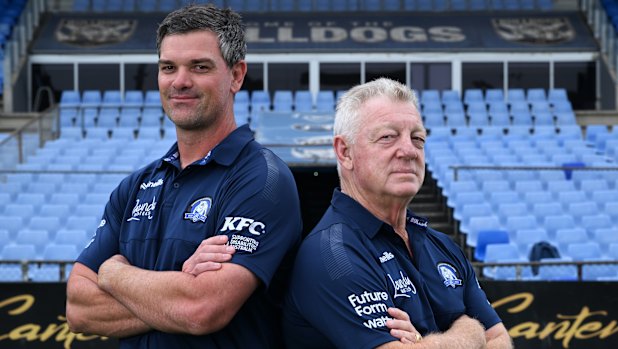 Bulldogs coach Cameron Ciraldo and general manager Phil Gould both met with Bronson Xerri on Sunday.