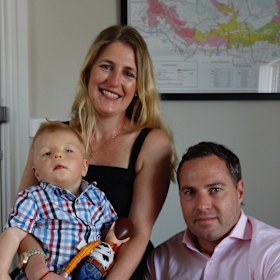 Anna Austin and Chris Pratt with their 18-month-old son Freddie. 