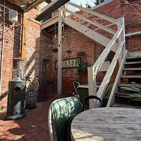 The Toorak Cellars courtyard.