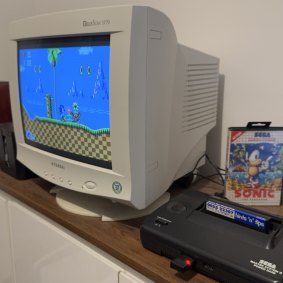 The Sega Master System would ideally be played with a much older CRT, but with the help of a good scaler it still looks far better here than on an LCD.