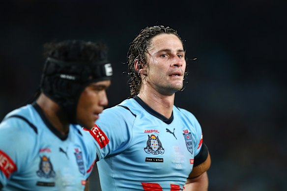 Nicho Hynes has had a troubled time when called into the Origin arena.