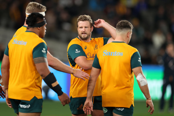 James Slipper stepped up to replace Michael Hooper as Wallabies captain last year.