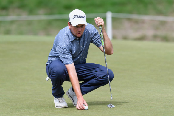 Callan O’Reilly at the New Zealand Open in 2018.