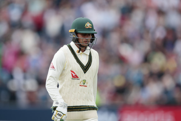 Khawaja was dropped midway through the 2019 Ashes series.