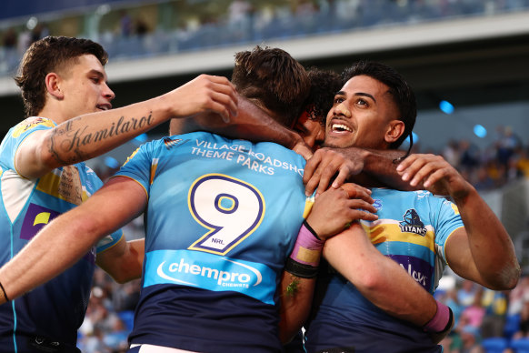 The Titans remain a mathematical chance of playing finals despite sitting 12th on a crowded NRL ladder.