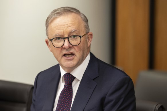 Anthony Albanese met with Bill Gates earlier this year.