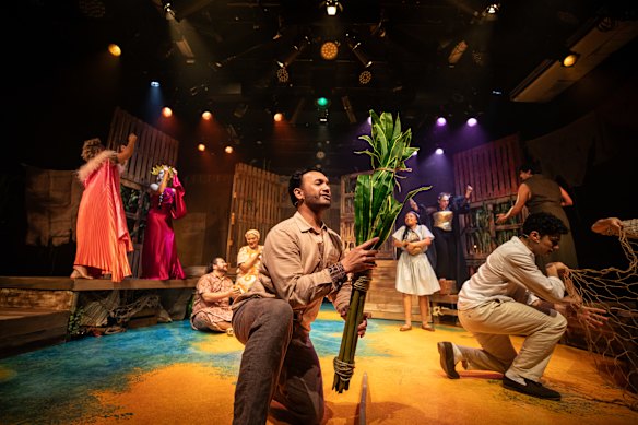 The ensemble in Once On This Island.