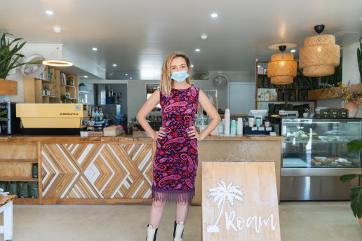 Danielle Edwards at Roam Cafe in Port Macquarie.
