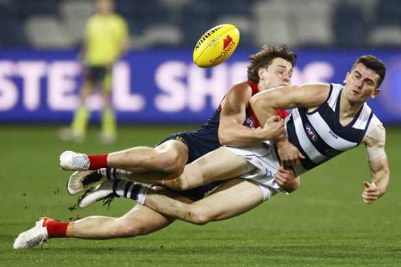 Irishman Mark O’Connor just quietly goes about his business as a reliable defensive player for the Cats