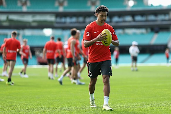 Malcolm Rosas has brought fresh energy to the Swans this season.