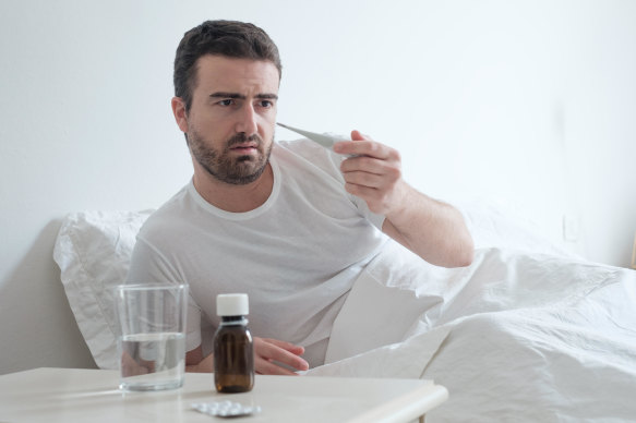 Look how sick this poor man in the stock image appears to be. But despite his apparent illness, he is likely worrying about the awkward phone call to come.