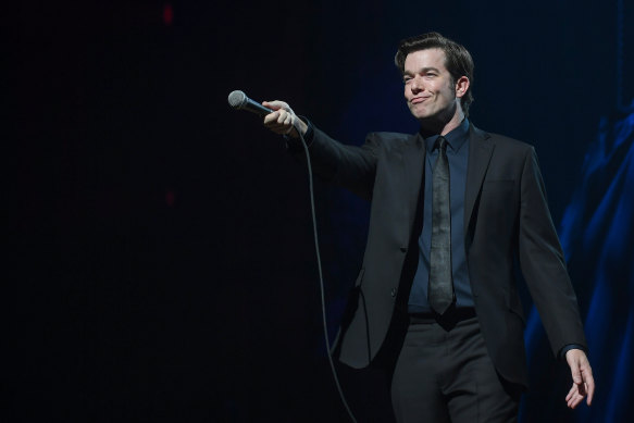 Comedian John Mulaney on stage in Las Vegas, Nevada, in October.