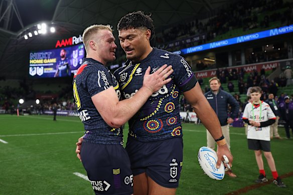 Stefano Utoikamanu will play his first finals game on Friday night.