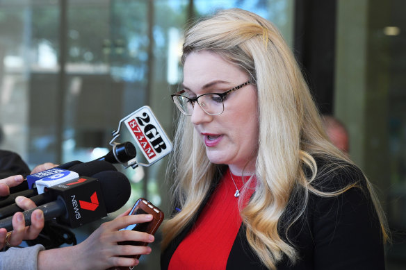 Where's William campaign co-director Alice Williams reads a statement from William's foster family on Friday. 