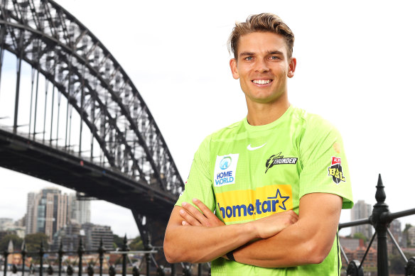 Chris Green will lead the Thunder on Friday evening against the Brisbane Heat. 