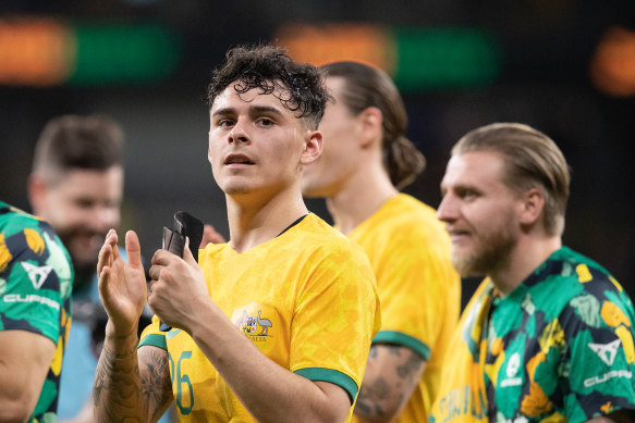 Alex Robertson put country over club by skipping Manchester City’s UEFA Champions League final to get in some extra training with the Socceroos.