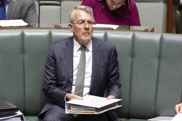 Attorney-General Mark Dreyfus during Question Time on Monday