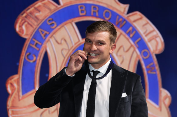 Brownlow medallist Ollie Wines.