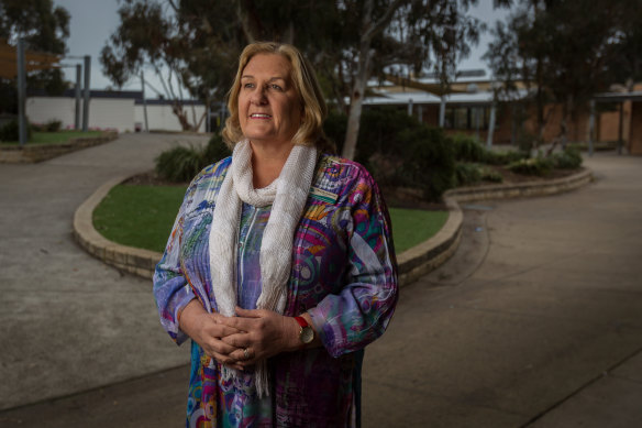 Cheryle Osborne is acting principal of a remote Victorian school that has been unable to attract a permanent candidate.