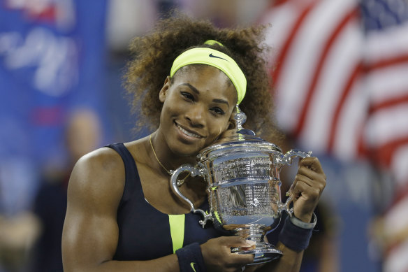 Serena Williams, pictured after winning the US Open in 2012.