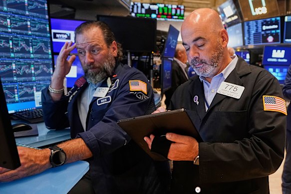 The cracks are appearing on Wall Street. 