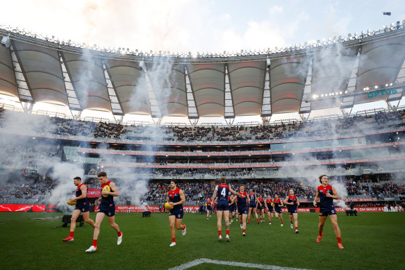 Optus Stadium in Perth will host the AFL grand final.