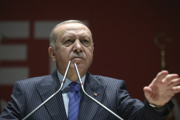 Turkish President Recep Tayyip Erdogan.