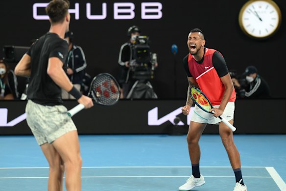 Nick Kyrgios and Thanasi Kokkinakis.