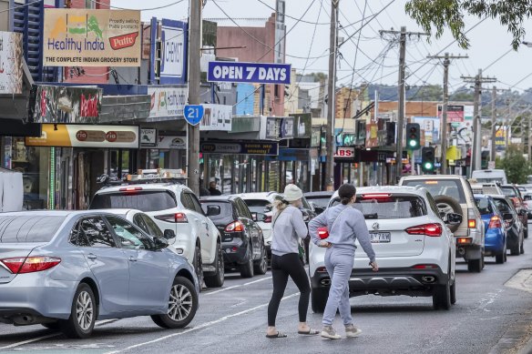 Broadway in Reservoir.