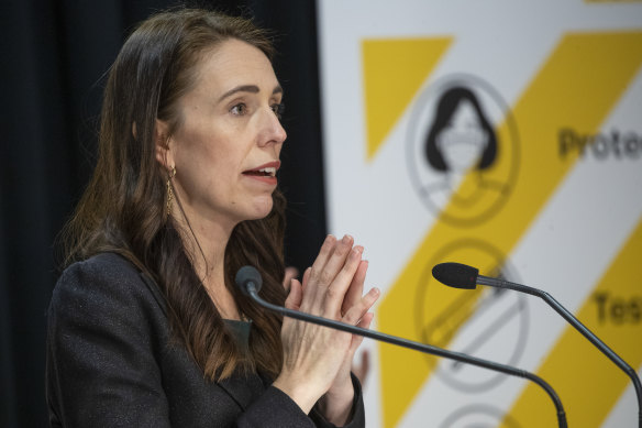 New Zealand Prime Minister Jacinda Ardern.