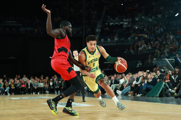 Boomers make history with their first ever win against Team USA