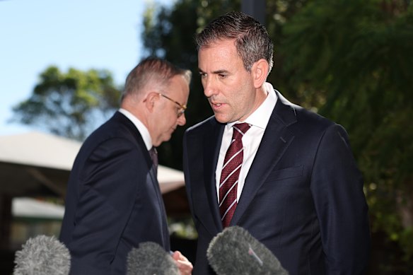 Treasurer Jim Chalmers denied any inconsistency between his stance and Anthony Albanese’s on negative gearing.